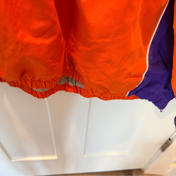 Clemson Tigers Pullover 58 Sports Windbreaker Men’s XL Orange Purple Paw Logo - Picture 3 of 13